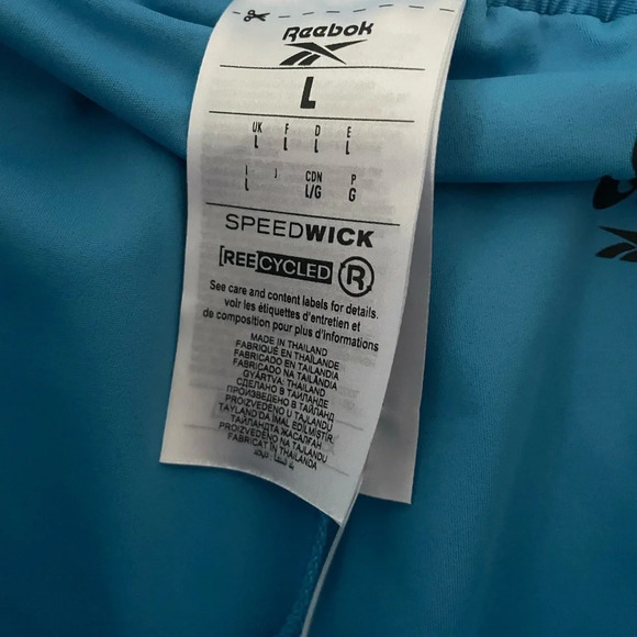 NWT REEBOK X Women’s Angel Wide Leg Pant Large in Always Blue Streetwear Baddie - Picture 10 of 16